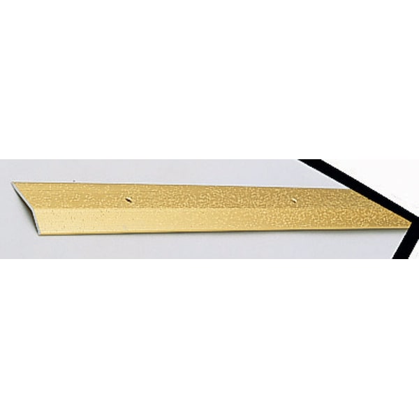 M-D Building Products M-D Building Products 0.3 in. H X 1.38 in. W X 36 in. L Prefinished Satin Brass Aluminum Carpet Trim - 79079