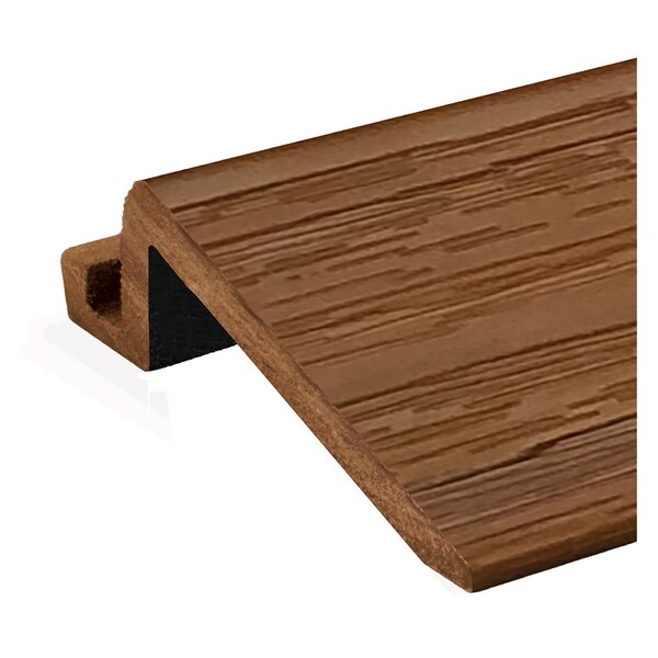 Aura Aura 1 in. H X 3 in. W X 24 in. L Prefinished Honey Teak Polystyrene Floor Transition - DST2-004-RC02