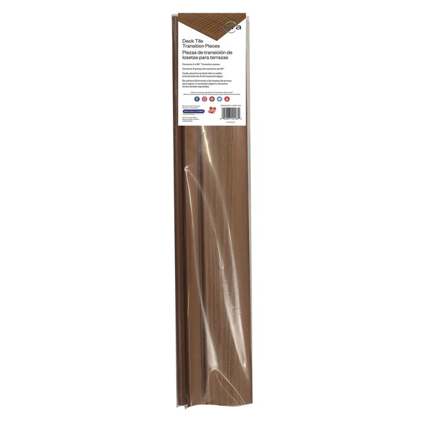 Aura Aura 1 in. H X 3 in. W X 24 in. L Prefinished Honey Teak Polystyrene Floor Transition - DST2-004-RC02