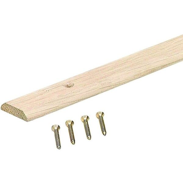 M-D Building Products Seam Binder, 36 in L, 114 in W, Smooth Surface, Oak Wood, Unfinished - 85233