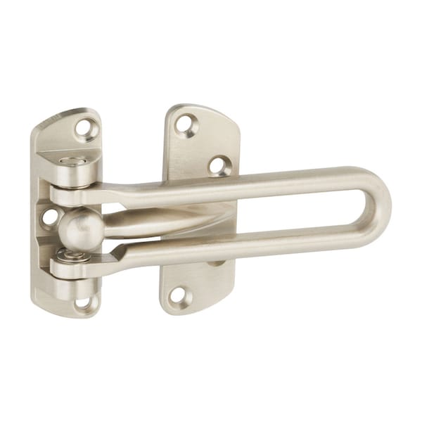 National Hardware National Hardware Satin Nickel Silver Zinc Die Cast Door Security Guard - N335-984
