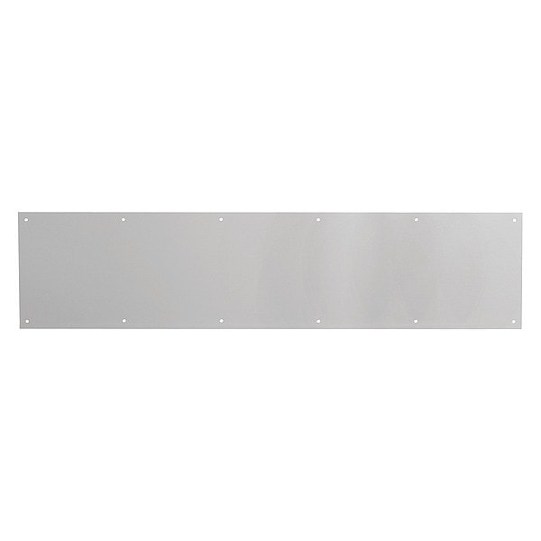 Primeline Tools Door Kick plate, 8 in. x 34 in., Satin Aluminum (Single Pack) - MP4616J