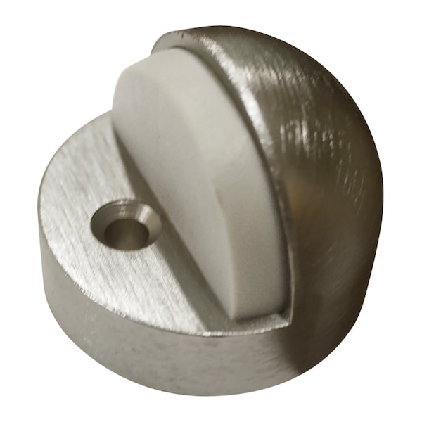 Inox Door Stop, Floor Mount, High Dome, Satin Chrome - DS438-26D