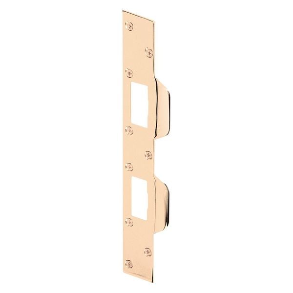Primeline Tools Combo Deadlatch and Deadbolt Strike, Heavy Duty, Brass (Single Pack) - MP9427