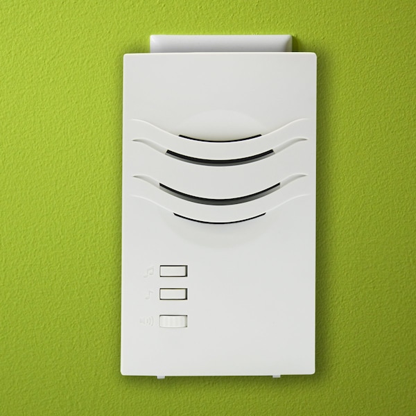 Iq America WD1154 Wireless Plugin Contemporary Door Chime Door Bell 2 Buttons 2 Melody - WD1154
