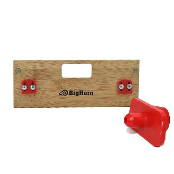 Big Horn 'A' Latch Template with Center Locator - Finish Size 1-Inch x 2-1/4-Inch Replaces Templaco LT-121A - 70131