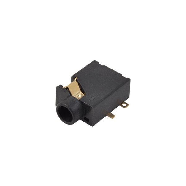 Cui Devices Phone Connectors 3.5 Mm, Stereo, Right Angle, Surface Mount (Smt), 3 Conductors, 0 2 Internal - SJ1-3515-SMT-TR-PI