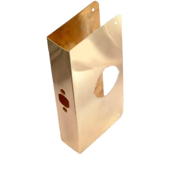 Gan Eden 2002-PB 9 in. Polished Brass Door Reinforcer - GA699287