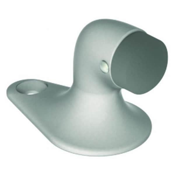 Patioplus Short Gooseneck Floor Stop, No. 058550 Satin Chrome - PA1629270