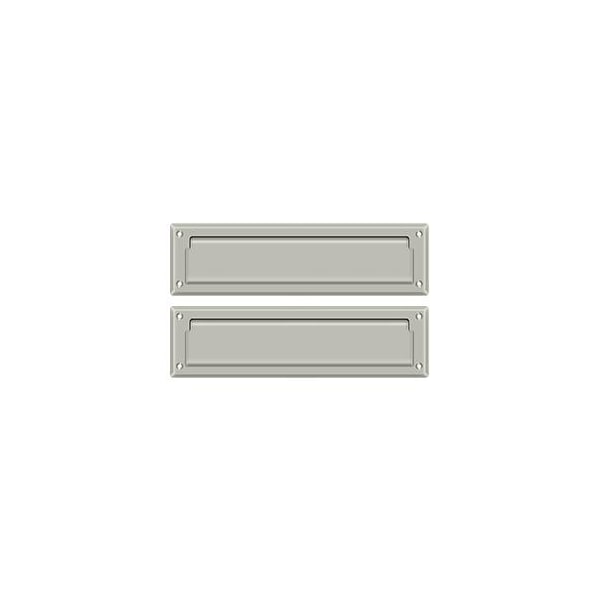 Deltana Mail Slot 13-1/8" With Interior Flap Satin Nickel - MS212U15