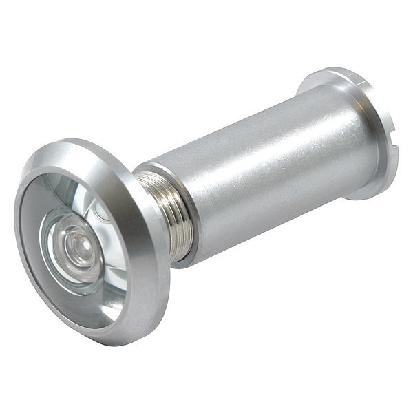 Primeline Tools Door Viewer, 160 Degree, 1/2 in. Diameter, Satin Chrome Plated Finish (5 Pack) - MP4516