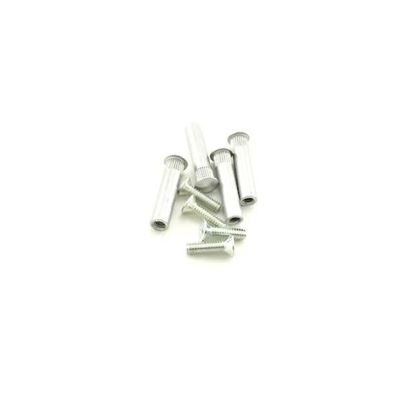 Dormakaba Dormakaba Commercial Hardware QDC Sex Nuts Aluminum Finish - 8Q00097-689