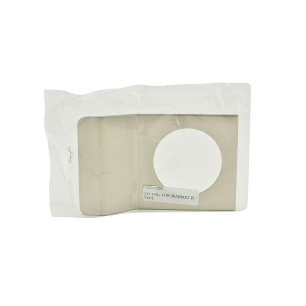 Trimco Adhesive Mount Cylinder Pull 2-1/8" Cutout Anti Rotation Pin 2"x3-3/4" - 1822-2.630