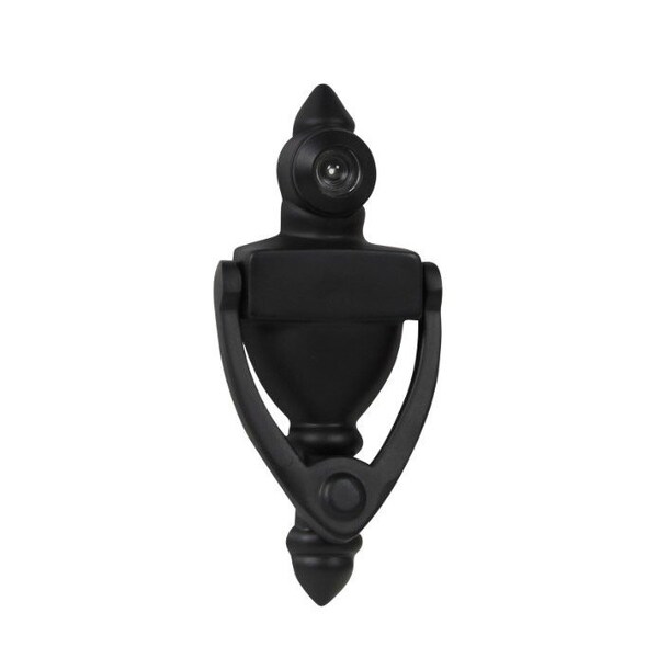 Delaney Hardware 4 in. DOOR KNOCKER WITH VIEWER US19 - 400310