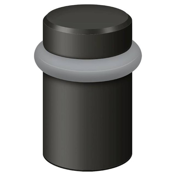 Deltana Round Universal Floor Bumper 2" Oil Rubbed Bronze - UFB5000U10B