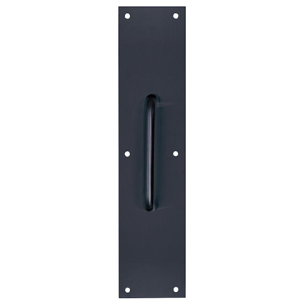 Remington Tell 15 in. L Matte Black Stainless Steel Pull Plate - DT101943
