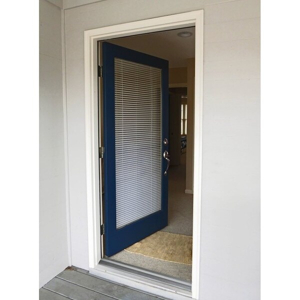 Frost King ST26HRA Top Threshold, 36 in L, 3 in W, Aluminum/Vinyl, Silver - ST26HRHA