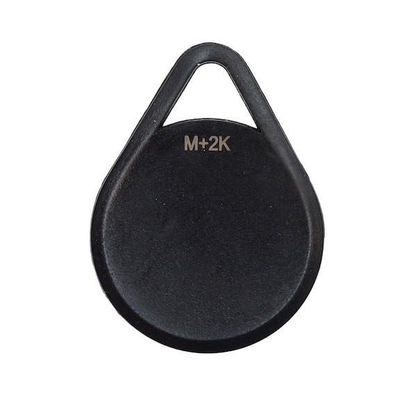 Dormakaba Dormakaba RFID Fob with Mifare Plus, 2K Memory Black Finish - 12640-P24-BK