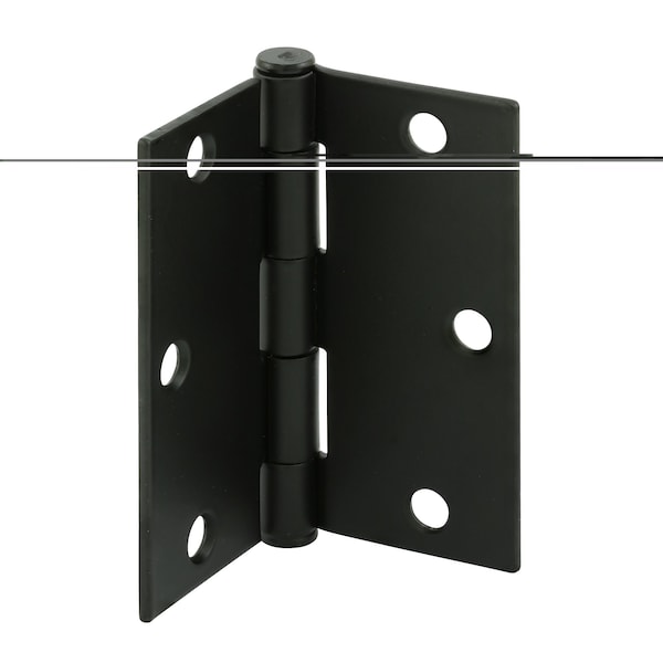 Prime-Line Door Hinge Residential Smooth Pivot, 3-1/2 in. with Sq. Corners, Oil Rubbed Bronze 3 Pack - U 1150273