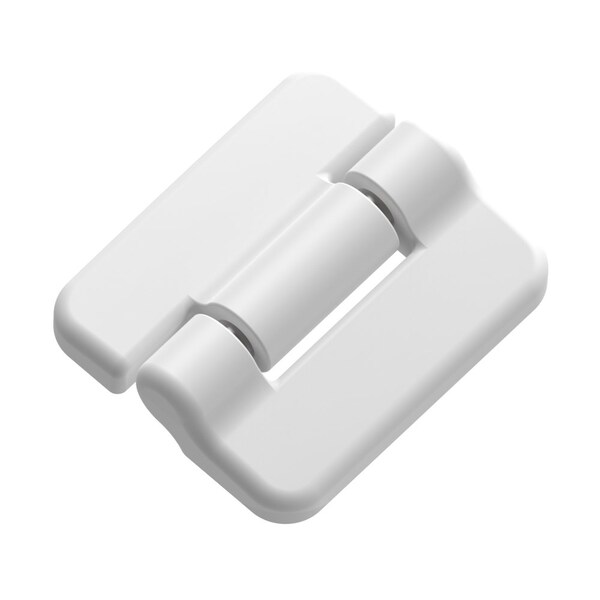 Southco Constant Torque Hinge, Asymmetric, 4.520 nm, 3.160 nm, Large Size, Nylon, Natural, White - E6-55-540F-10
