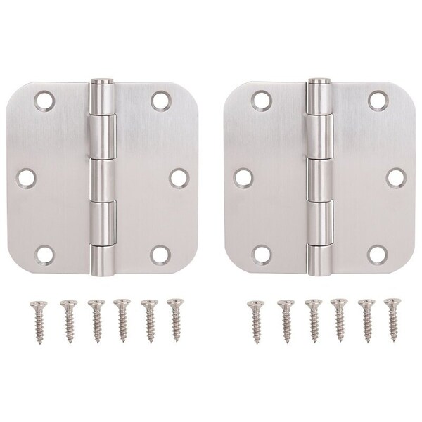 Prosource Door Hinge, Stainless Steel, Stainless Steel, Loose Pin, 180 deg Range of Motion - 20338SS-35RC-DB-P