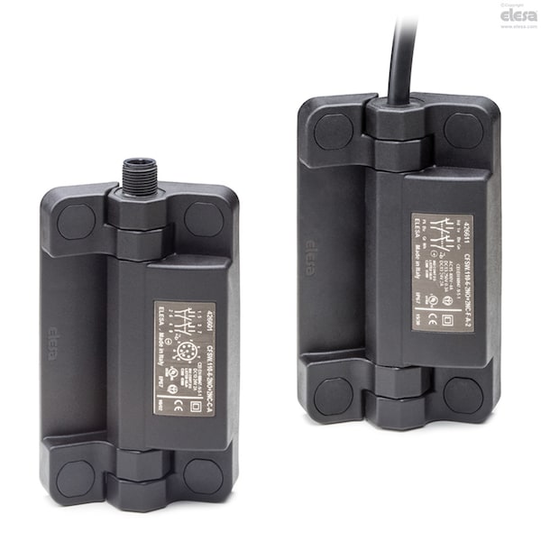 Elesa Hinges with built-in safety switch, CFSW.110-6-2NO+2NC-C-C-C33 - CFSW.