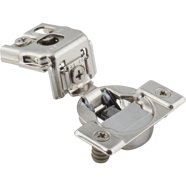 Hardware Resources 105Deg, 1-1/4In. Overlay Hvy Dty Soft-Close Compact Hinge W/ 2 Cleats & Press-In 8Mm Dowels - 9394-2C