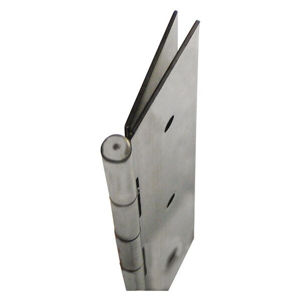 Best Piano Hinge, Steel, Full Mortise Mounting, 2 3/16 in Leaf W x 79 1/8 in Leaf H, Prime Coat - 641ULSTL80P