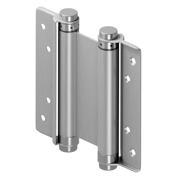 Deltana 6in Double Action Saloon Hinge Satin Stainless Steel Finish - DASHS6U32D