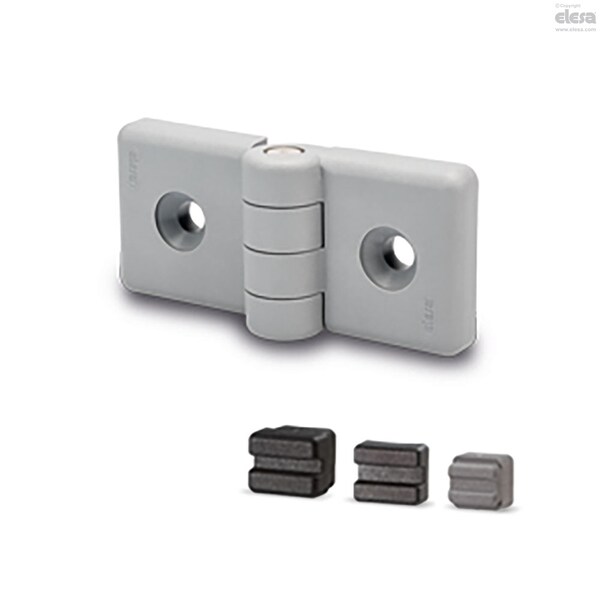 Elesa Hinges for profiles with friction locking, CFG.30/60-ERS-SH-6-C33 - CFG-ERS