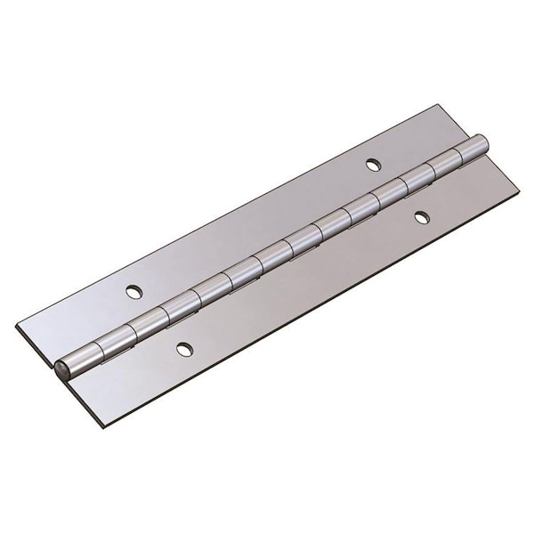 Swivel 1.25 x 0.040 x 72 in. Stainless Steel Annealed Piano AWG Hinge - SW3087090