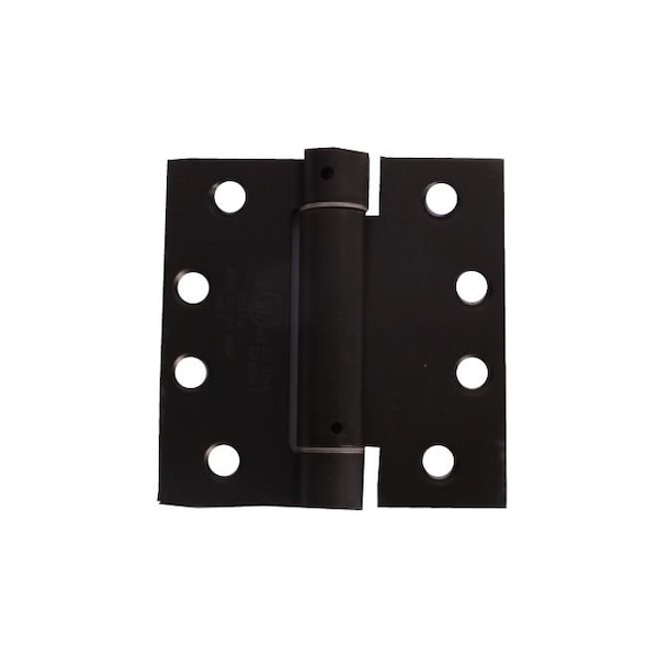 Pamex 4in x 4in Square Corner UL Listed Spring Hinge Oil Rubbed Bronze Finish - H44S00OB