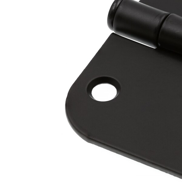 Prime-Line Door Hinge Residential Smooth Pivot, 3-1/2 in. with 5/8 in. Corners, Matte Black 12 Pack - U 11508812