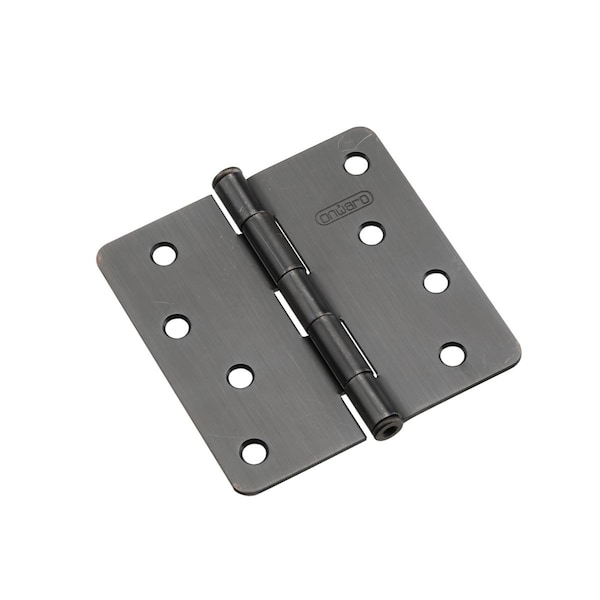 Richelieu 2Pack 4inch 102 mm Full Mortise Butt Hinge, OilRubbed Bronze - 2822ORBB