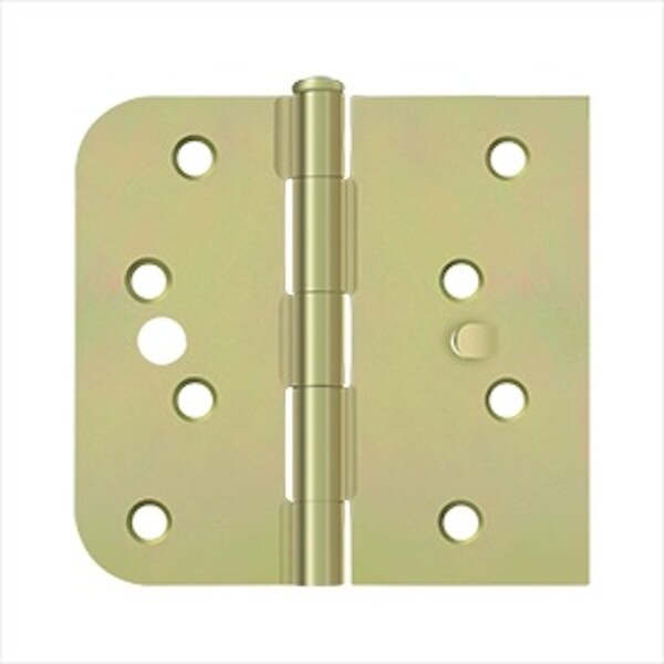 Deltana 4 x 4-1/4 x 5/8 Radius x SQ Hinge Security Stud Zinc Dichromate Plated Finish - S41/40582DL-S