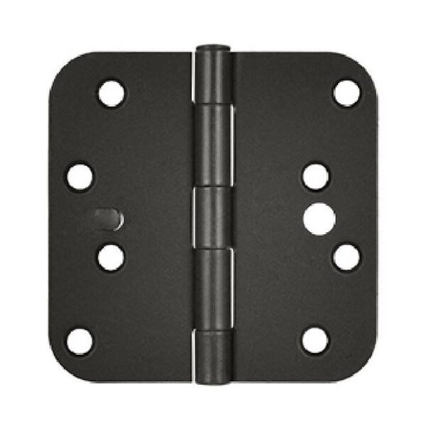 Deltana Oil Rubbed Bronze Radius Hinge - S44R510B-SEC