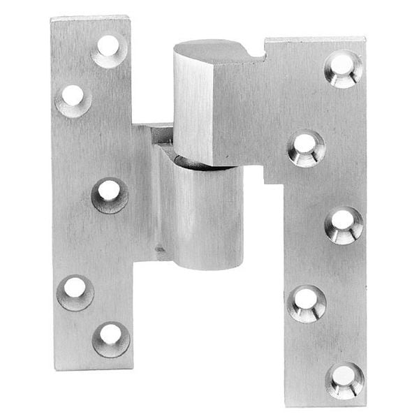 Rixson Pivot Hinge, Brass, Full Mortise Mounting, 1 1/8 in Leaf W x 5 in Leaf H, Satin Chrome - M19 626 LH