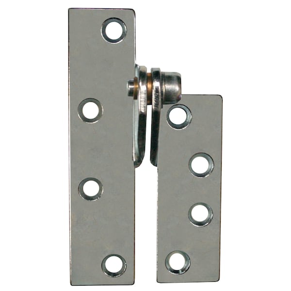 Global Door Controls 4 in. Brushed Chrome Right-Handed Reinforcing Hinge - CP-RPRH-26D