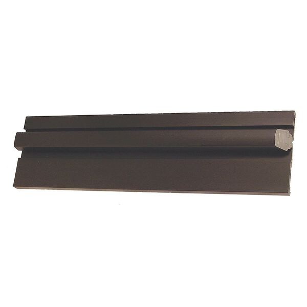 Pemko Piano Hinge, Aluminum, Full Surface Mounting, 1 1/4 in Leaf W x 83 in Leaf H, Dark Bronze Anodized - DFS83HD1-HT-LH