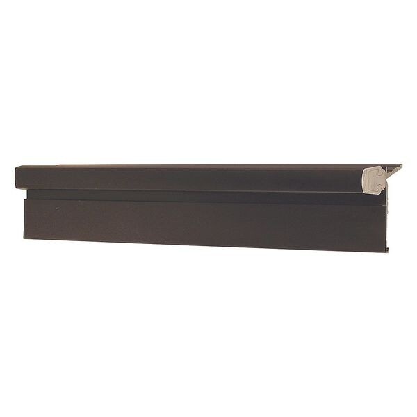 Pemko Piano Hinge, Aluminum, Half Surface Mounting, 2 in Leaf W x 95 in Leaf H, Dark Bronze Anodized - DHS95HD1-HT-RH