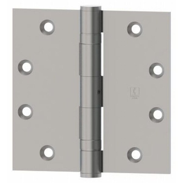 Patioplus 4.5 x 4.5 in. Full Mortise Standard Weight Ball Bearing Hinge, Bright Nickel - PA1629276