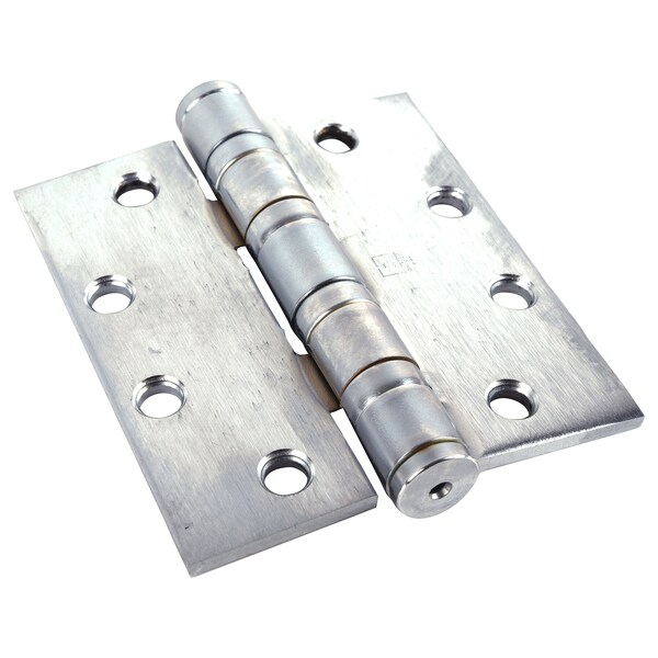 Hager Full Mortise Butt Hinge, 4-1/2" x 5", US32D, NRP, Heavy, WMS - BB1199N 5X4-1/2 US32D