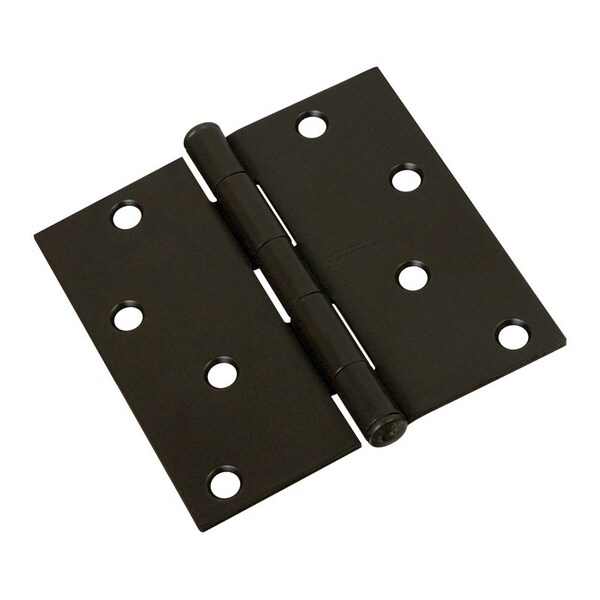 National Hardware National Hardware 4 in. L Oil Rubbed Bronze Door Hinge 1 pk - N830-204