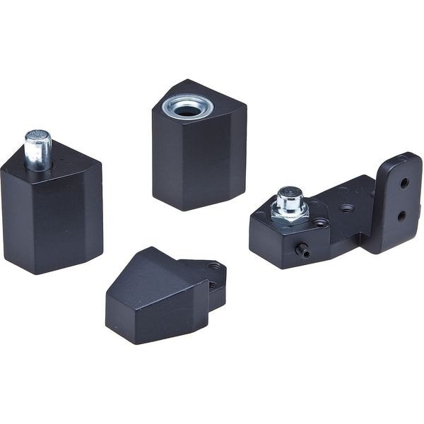 Kaba Ilco Pivot Hinge, Diecast Aluminum, Half Surface Mounting, 1 1/4 in Leaf W x 2 5/16 in Leaf H - IL-OP-10-LH-DU  1/8" RECESSED SETS