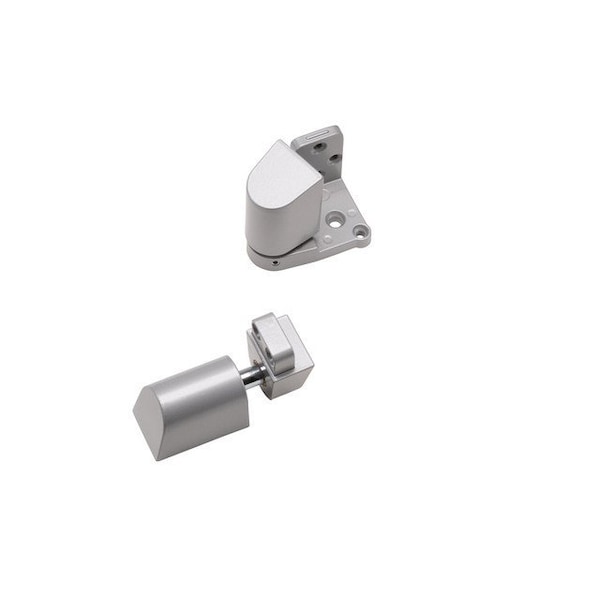 Global Door Controls US Aluminum Style 3/4 in. Right Hand Offset Door Pivot Hinge Set for Adams Rite Type Storefront Door in Aluminum - TH1114U-RH-AL