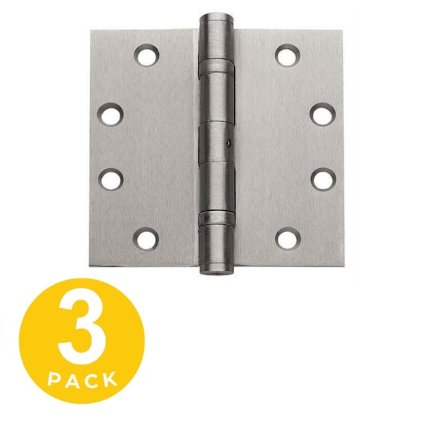 Global Door Controls 4.5 in Leaf W x 4.5 in Leaf H, Duronotic - CP4545BBNRP-26D-3