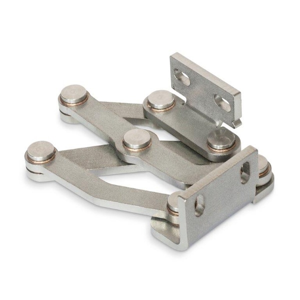 J.W. Winco GN7237-NI-50-L-MT Multiple-Joint Hinge - 7237-NI-50-L-MT