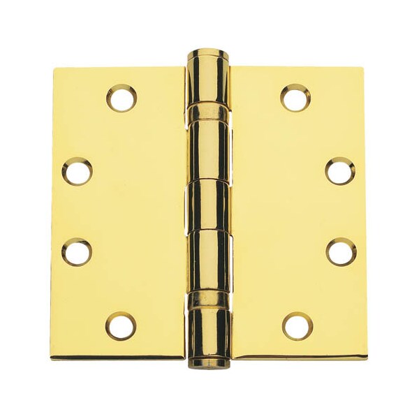 Global Door Controls 4.5 in Leaf W x 4.5 in Leaf H, Brass - CP4545BBNRPUS3-3