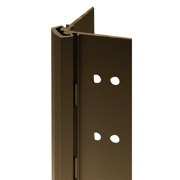 Select Hinges Grade 1 Geared Continuous Hinge, Concealed Leaf, 83-in, Heavy Dty, Drk Bronze Anodized Aluminum Fnsh - SL11 BR HD 83