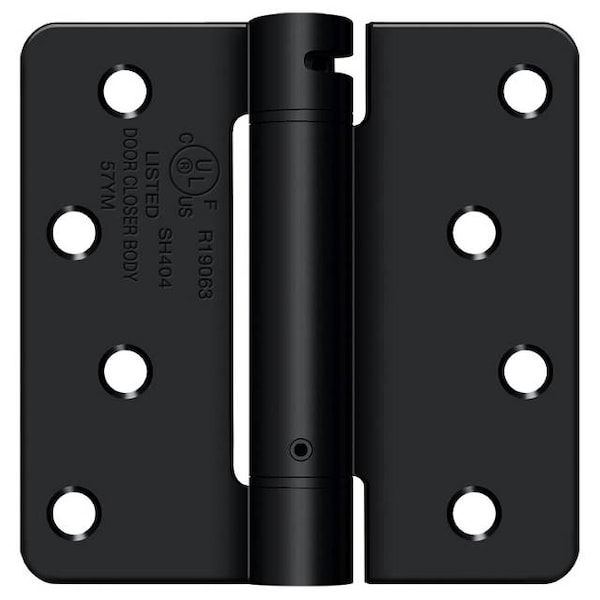 Deltana Black Spring Hinge - DSH4R41B